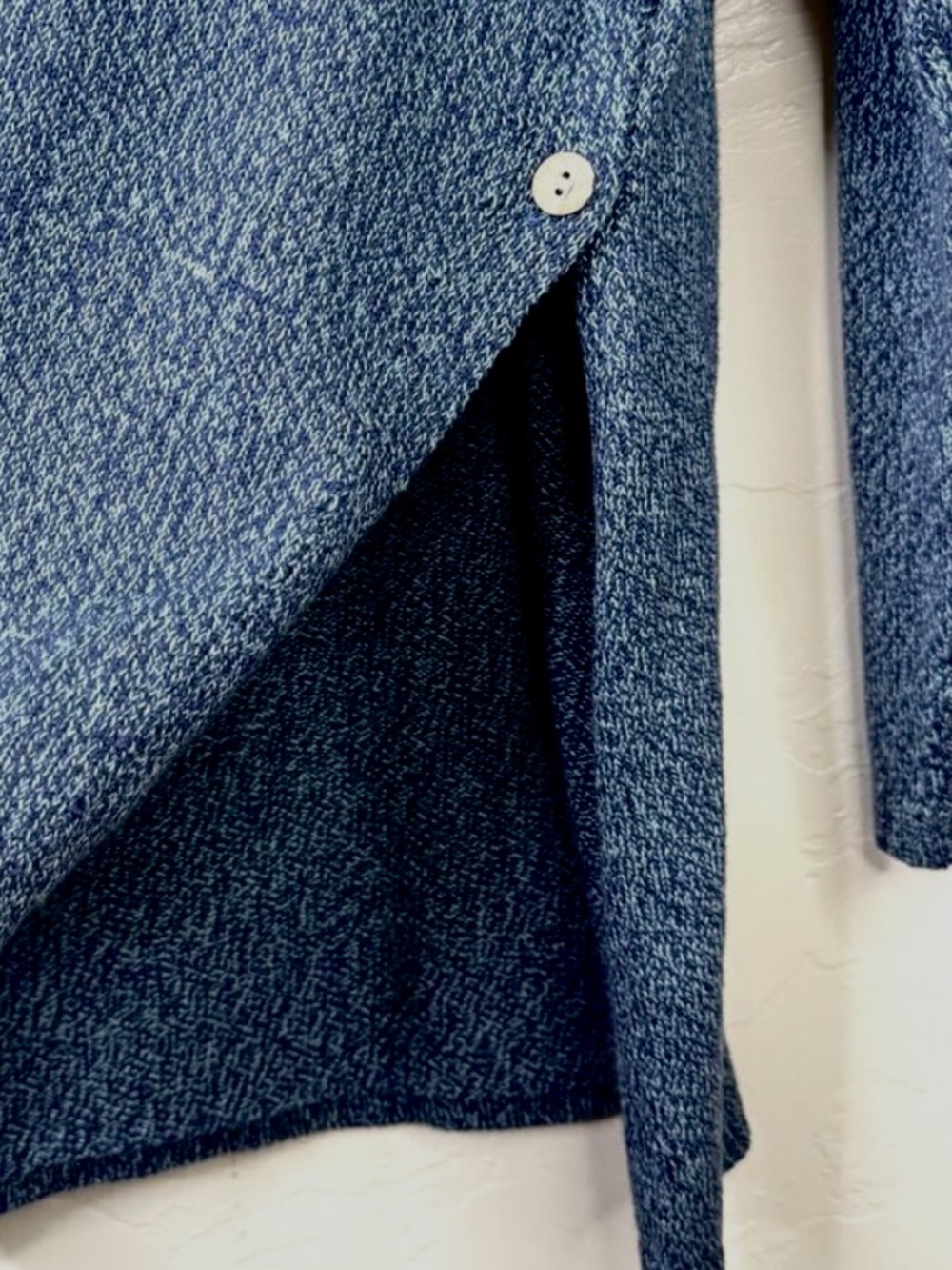 Free People SET: Button Up Sweater Set, 100% Cotton Blue Sea Combo, NEW - Picture 7 of 10